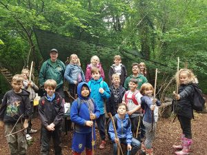 Portishead Youth Club Bush craft Clevedon Forest school
