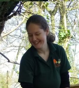 Jo at play in the woods